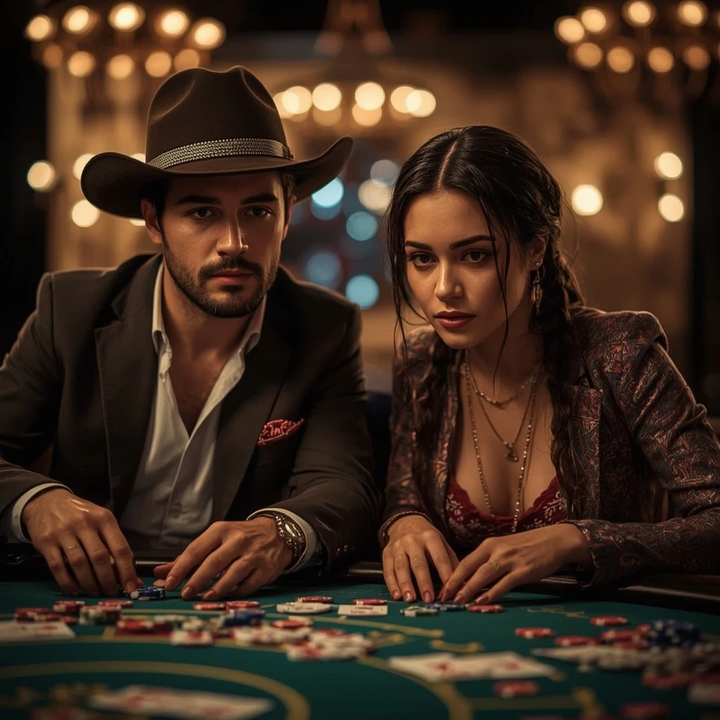 foto di due giocatori di poker PlayCroco Casino