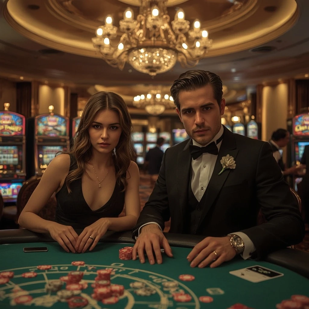 Due giocatori di poker al PlayCroco Casino